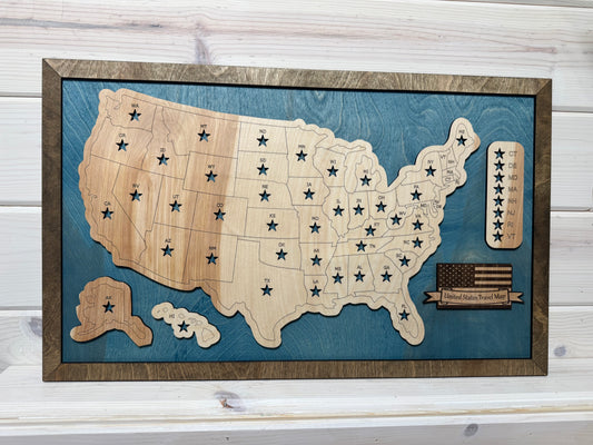 U.S. States (Blue/Jacobean)