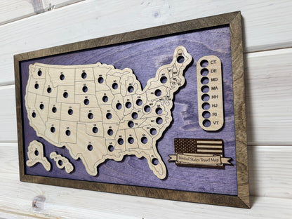 U.S. States Mini (Purple/Jacobean)