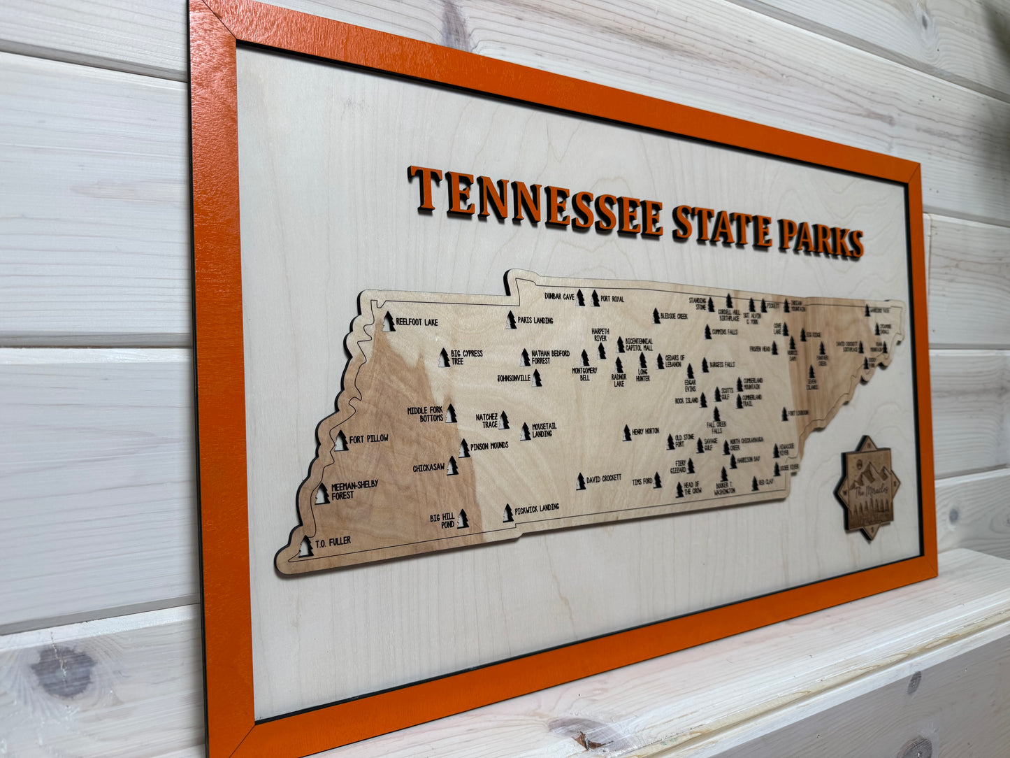 Tennessee State Parks (White/Orange)