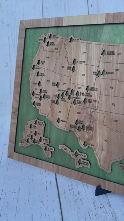 Travel Map / National Parks