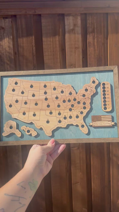 U.S. States Mini (Black/Grey)