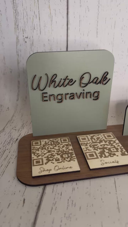Business Card Holder / QR Code Display v.2