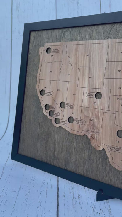 Travel Map / MLB Ballparks